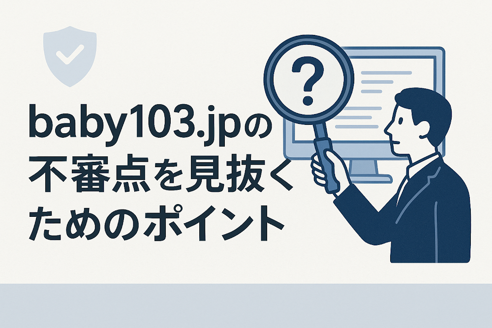 baby103.jpの不審点を見抜くためのポイント