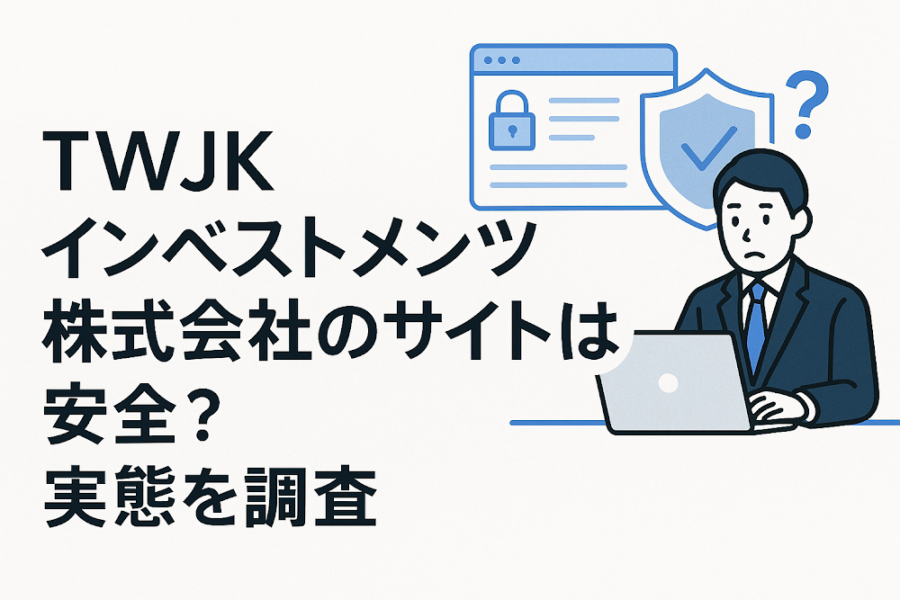TWJKインベストメンツ株式会社のサイトは安全？実態を調査