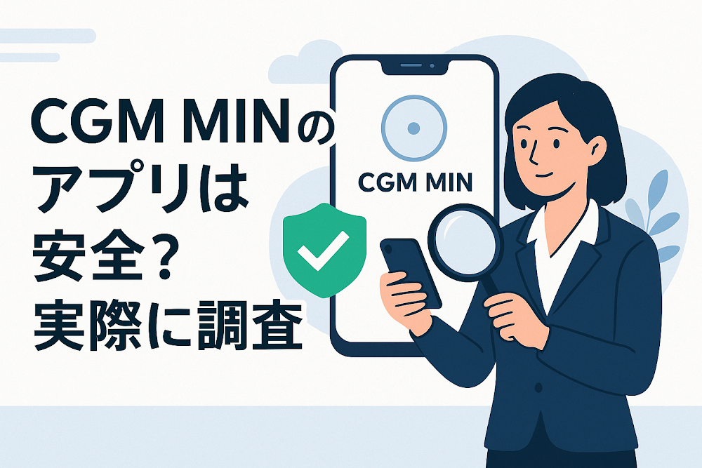 CGM MINのアプリは安全？実際に調査