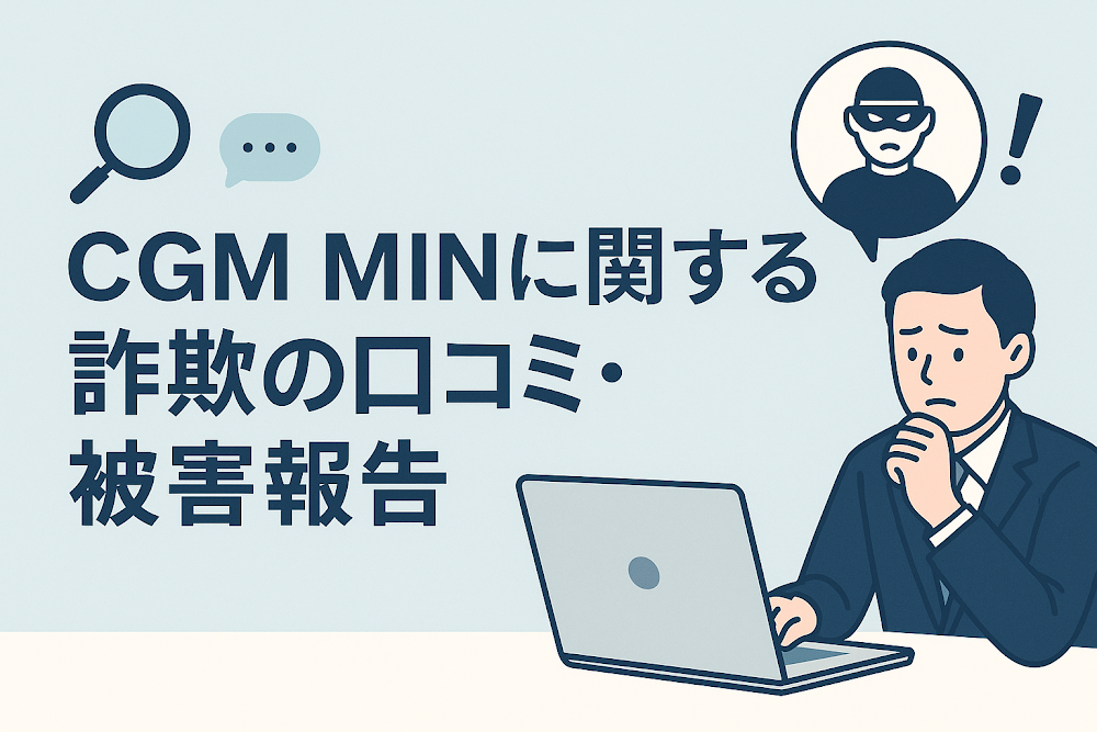 CGM MINに関する詐欺の口コミ・被害報告