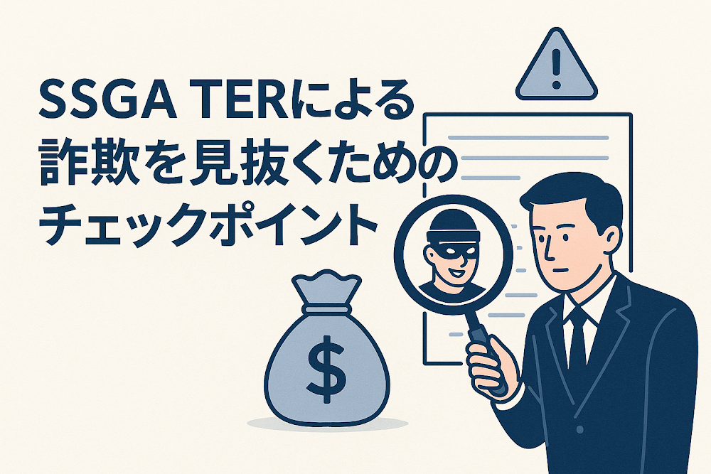 SSGA TERによる詐欺を見抜くためのチェックポイント
