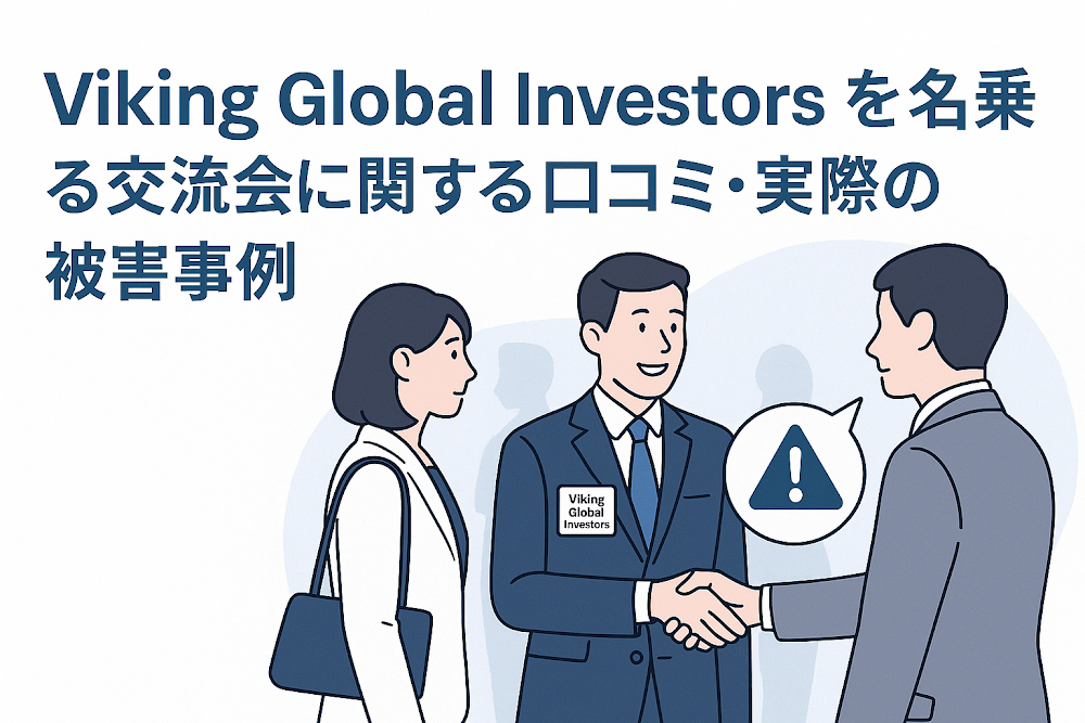 Viking Global Investorsを名乗る交流会に関する口コミ・実際の被害事例
