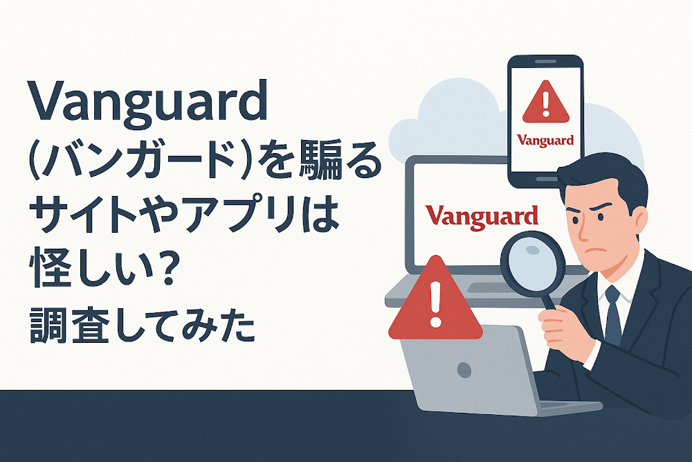 Vanguard（バンガード）を騙るサイトやアプリは怪しい？調査してみた