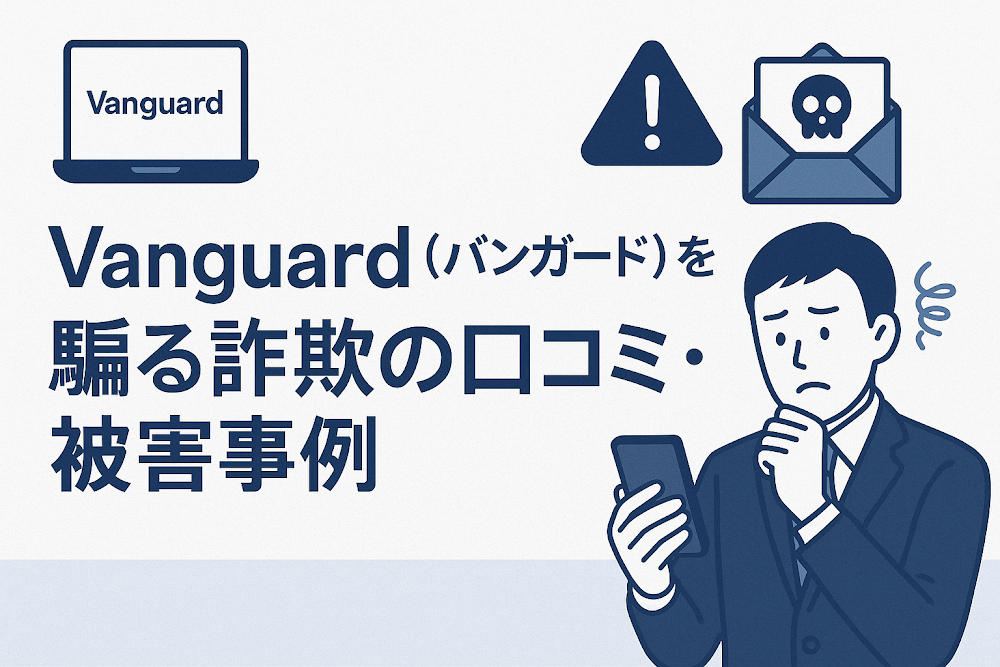 Vanguard（バンガード）を騙る詐欺の口コミ・被害事例