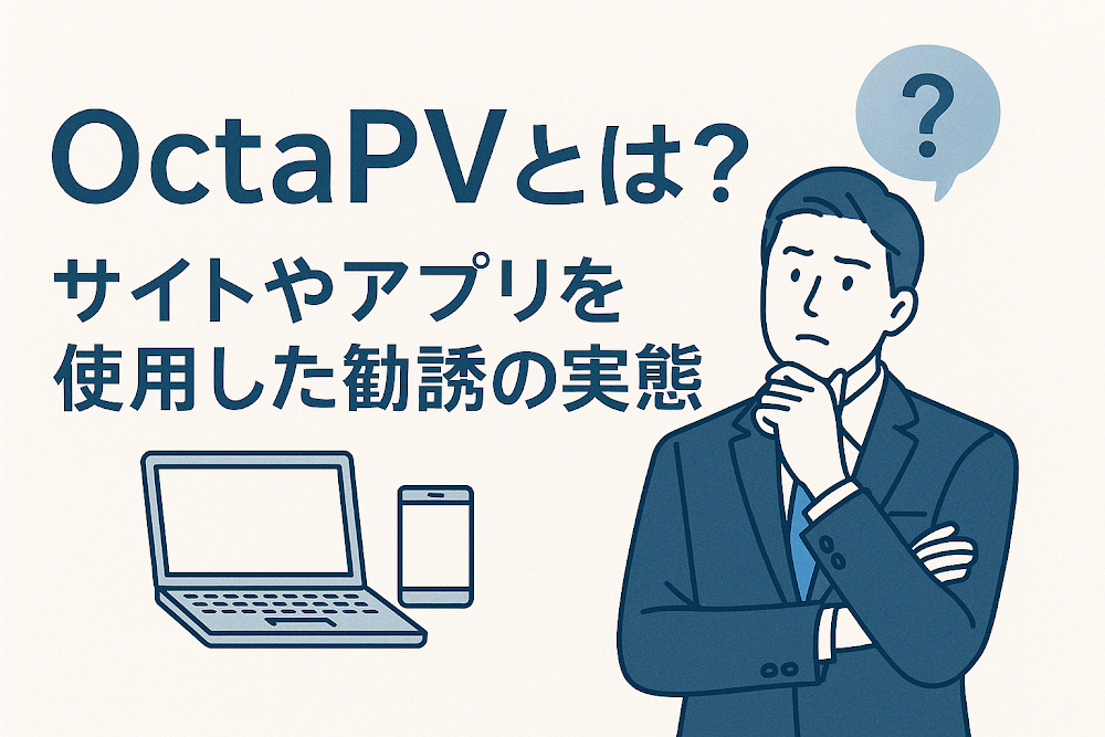 OctaPVとは？サイトやアプリを使用した勧誘の実態