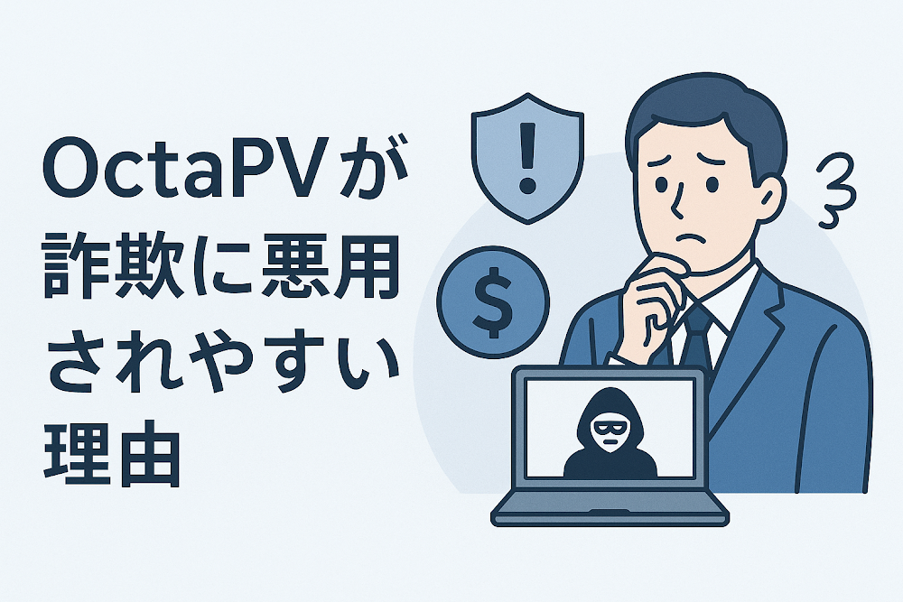 OctaPVが詐欺に悪用されやすい理由