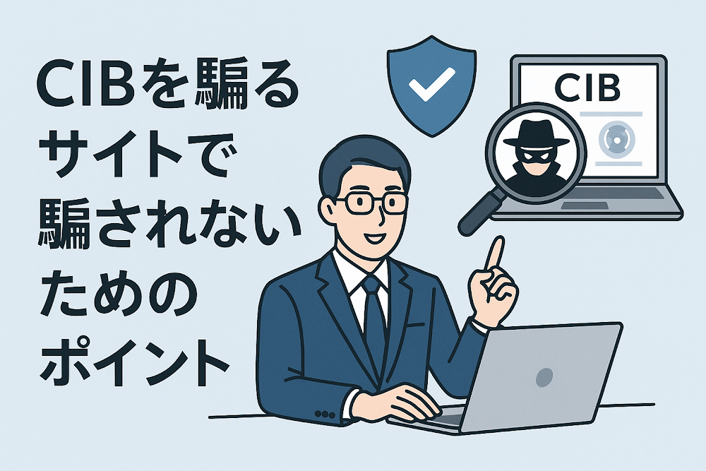 CIBを騙るサイトで騙されないためのポイント