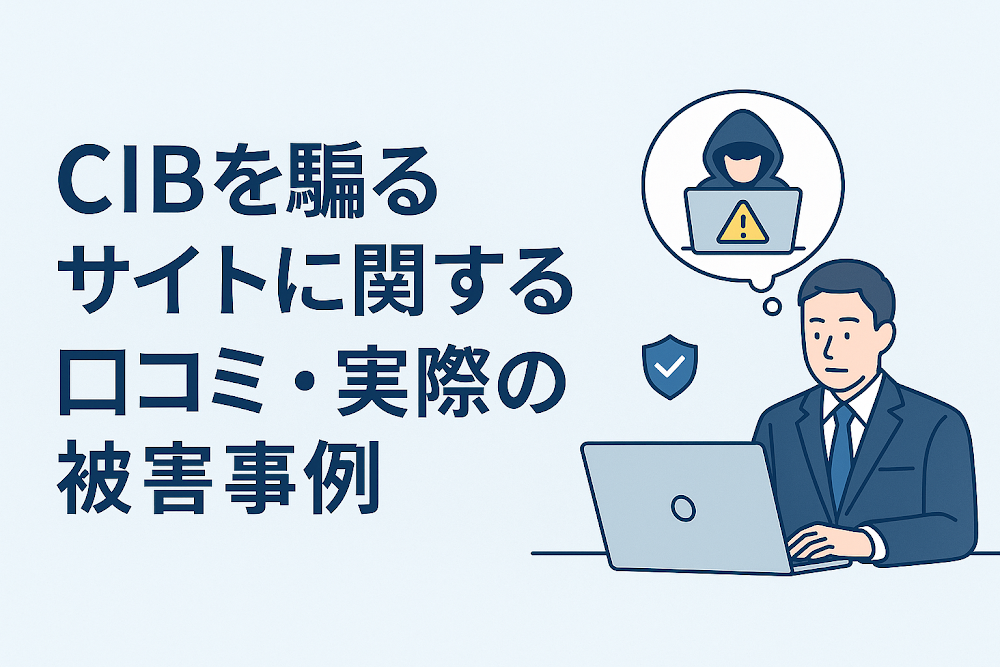 CIBを騙るサイトに関する口コミ・実際の被害事例