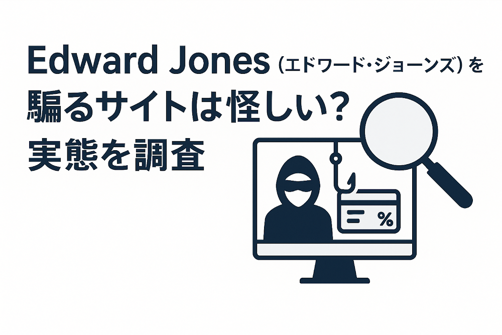 Edward Jones（エドワード・ジョーンズ）を騙るサイトは怪しい？実態を調査