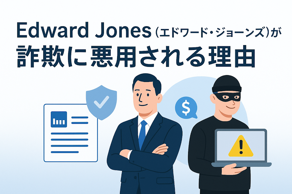 Edward Jones（エドワード・ジョーンズ）が詐欺に悪用される理由