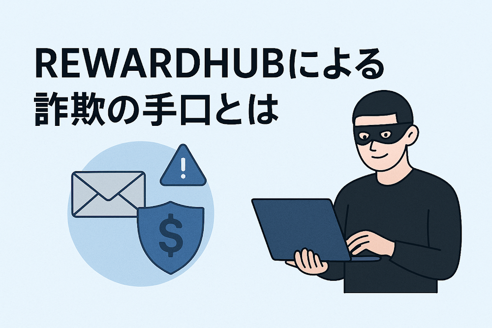REWARDHUBによる詐欺の手口とは