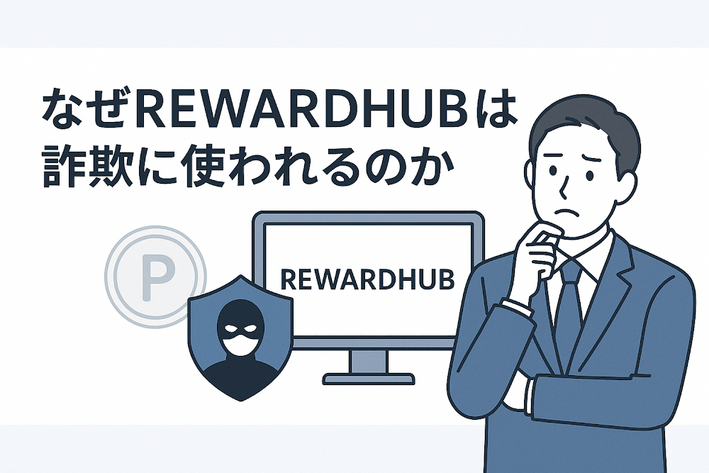 なぜREWARDHUBは詐欺に使われるのか