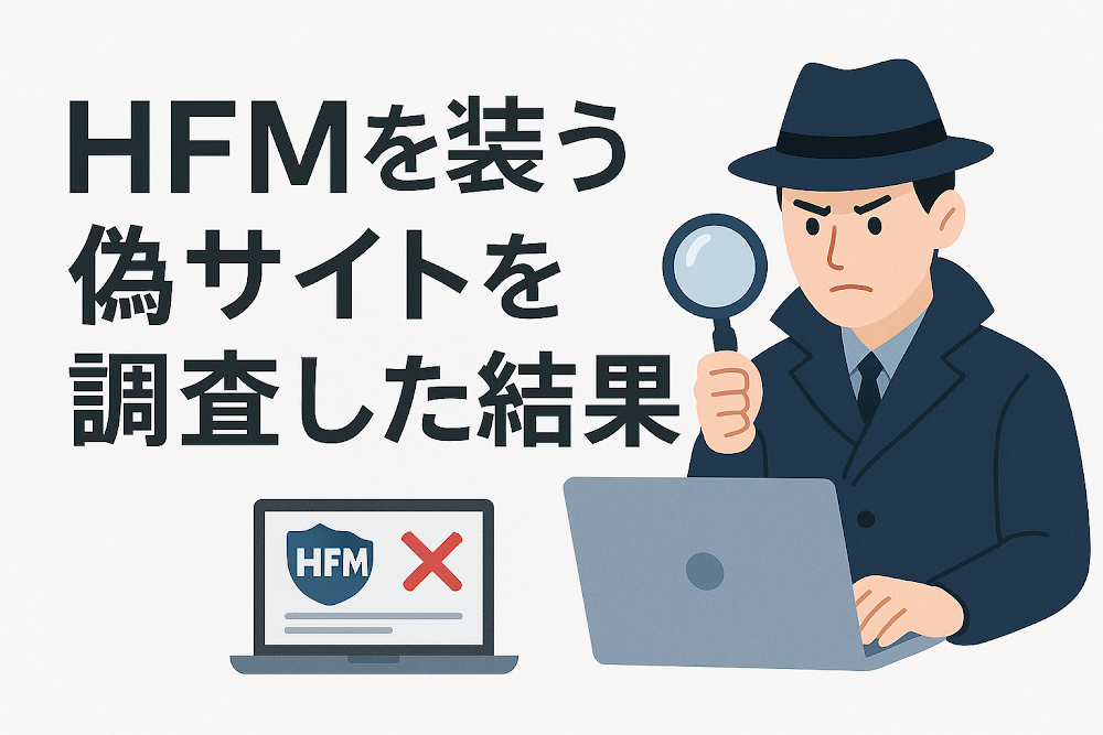 HFMを装う偽サイトを調査した結果