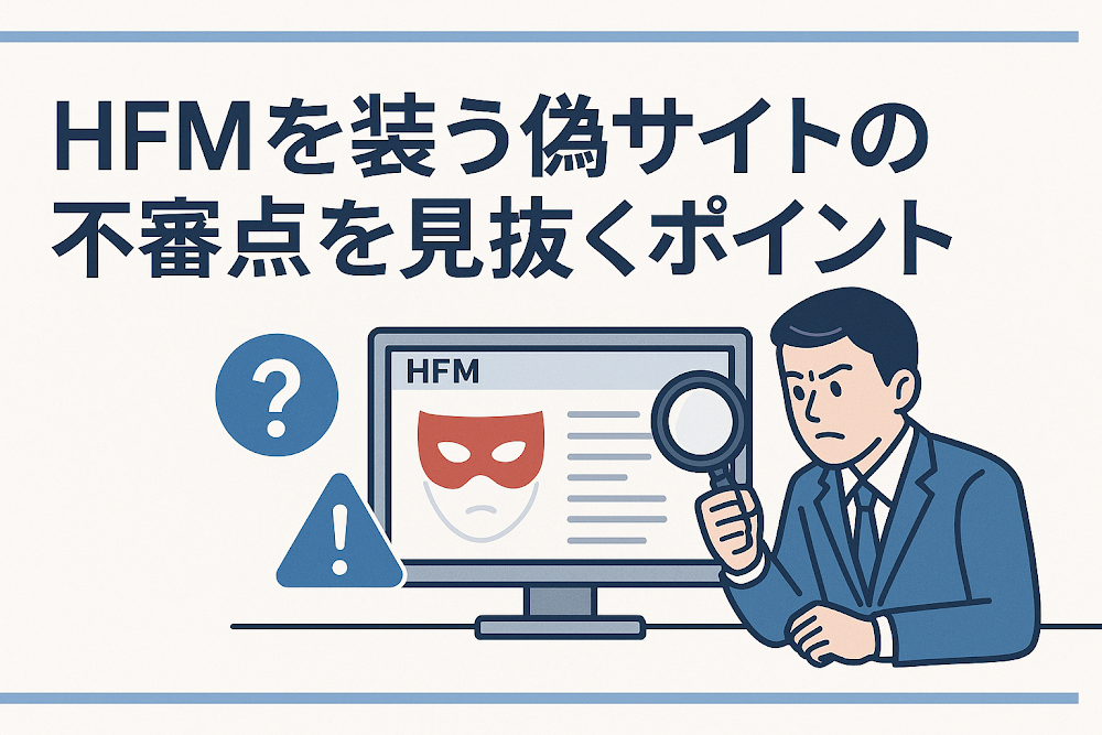 HFMを装う偽サイトの不審点を見抜くポイント