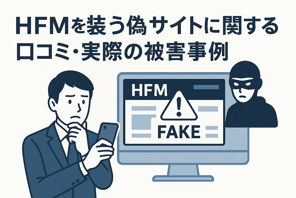 HFMを装う偽サイト関する口コミ・実際の被害事例