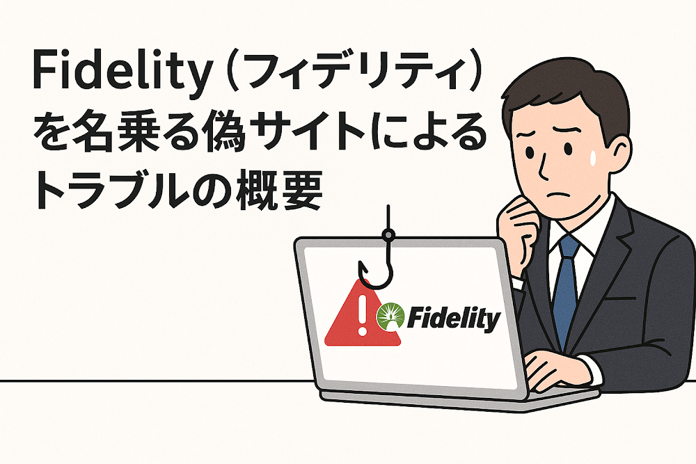 Fidelity(フィデリティ)を名乗る偽サイトによるトラブルの概要