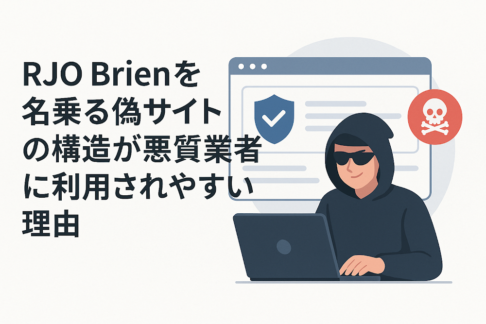RJO Brienを名乗る偽サイトの構造が悪質業者に利用されやすい理由