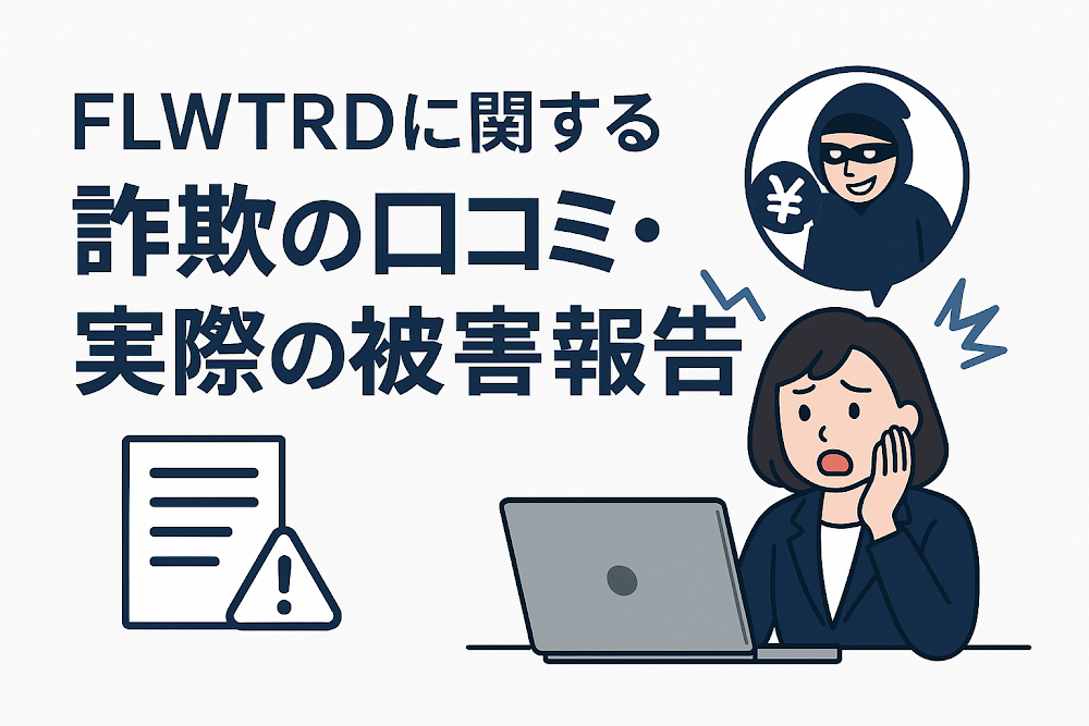 FLWTRDに関する詐欺の口コミ・実際の被害報告
