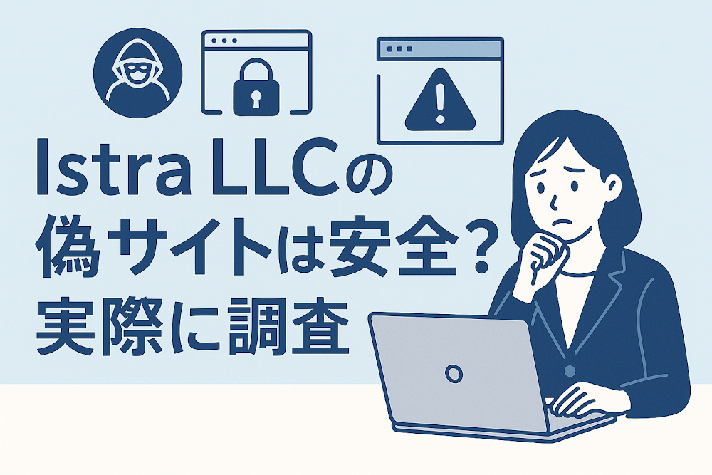 Istra LLCの偽サイトは安全?実際に調査