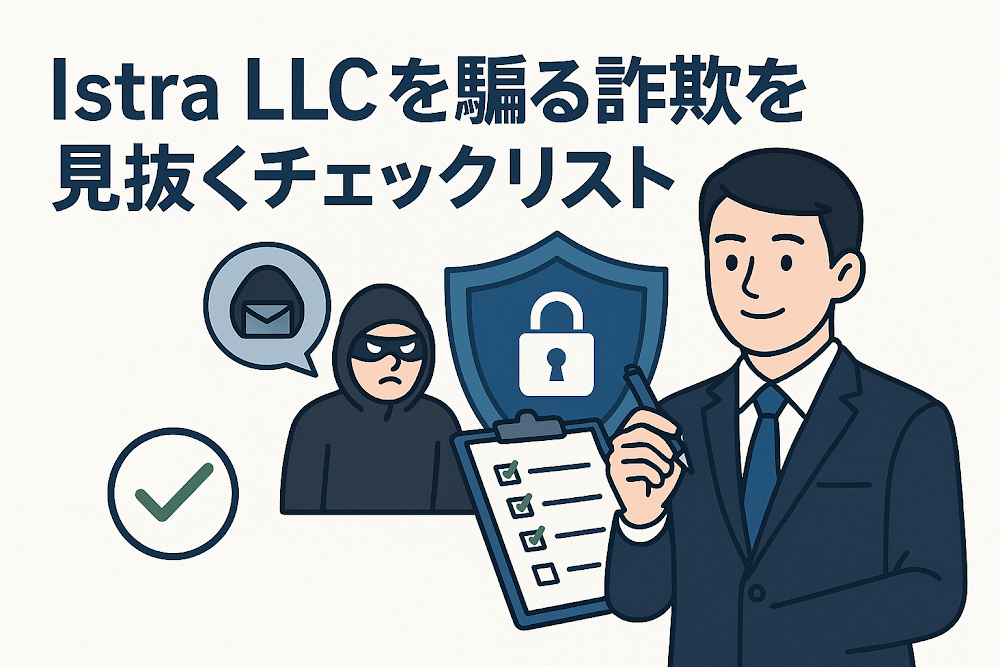 Istra LLCを騙る詐欺を見抜くチェックリスト