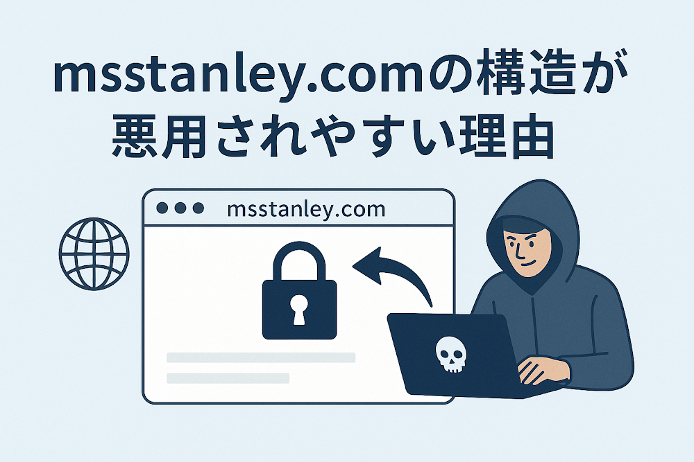 msstanley.comの構造が悪用されやすい理由