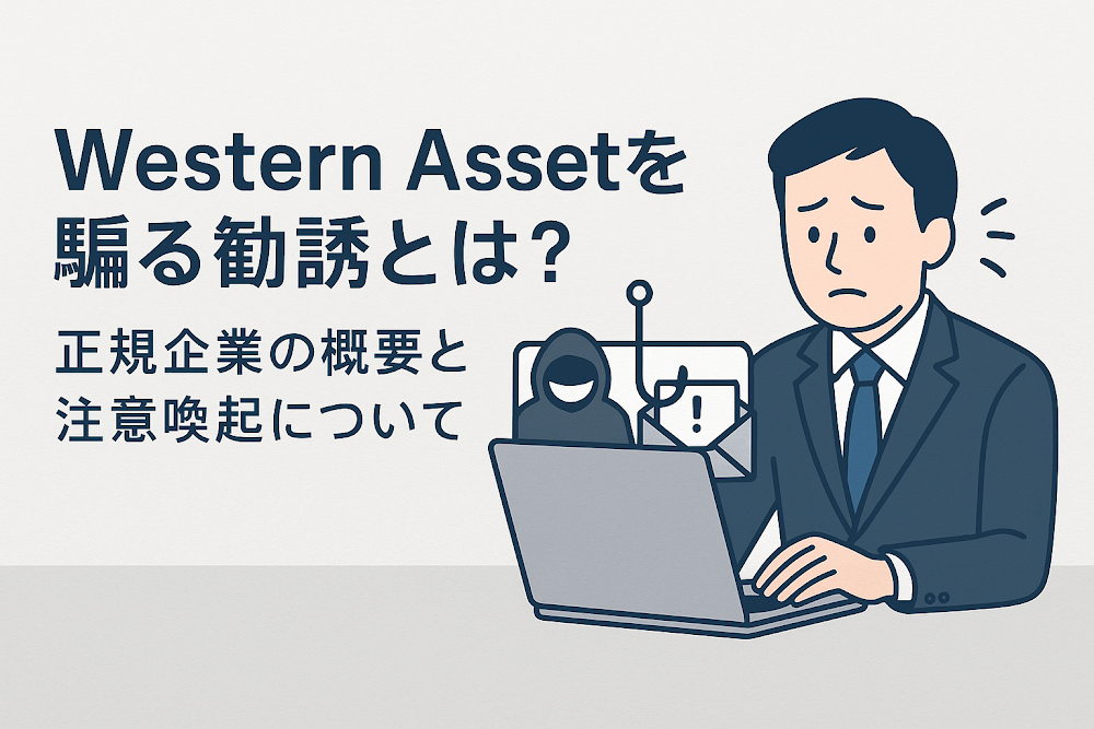 Western Assetを騙る勧誘とは？正規企業の概要と注意喚起について