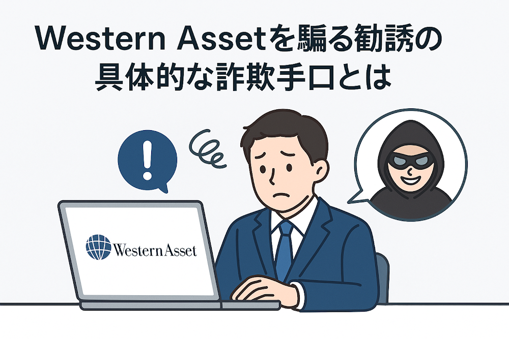 Western Assetを騙る勧誘の具体的な詐欺手口とは