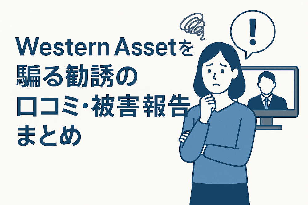 Western Assetを騙る勧誘の口コミ・被害報告まとめ