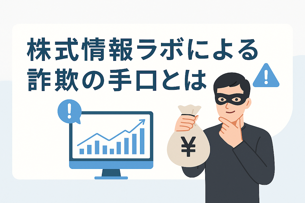 株式情報ラボによる詐欺の手口とは