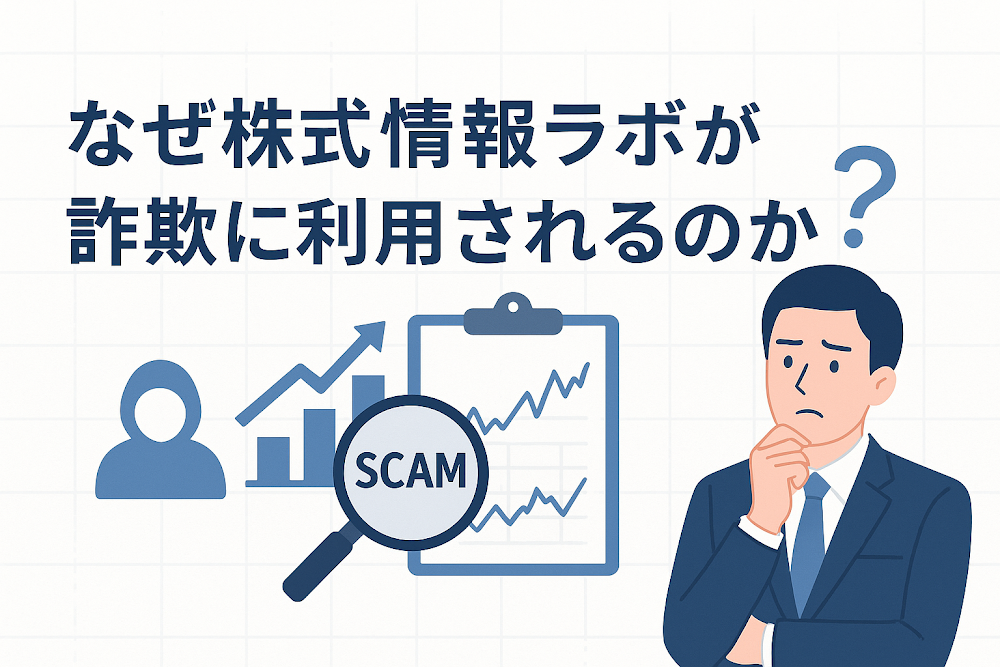 なぜ株式情報ラボが詐欺に利用されるのか