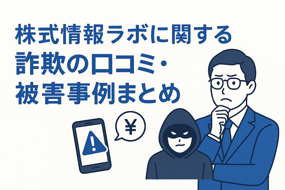 株式情報ラボに関する詐欺の口コミ・被害事例まとめ