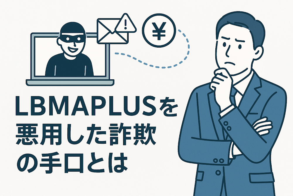 LBMAPLUSを悪用した詐欺の手口とは