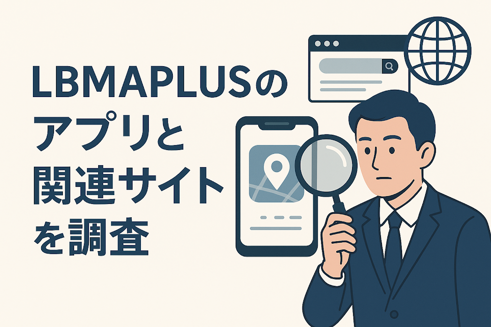 LBMAPLUSのアプリと関連サイトを調査