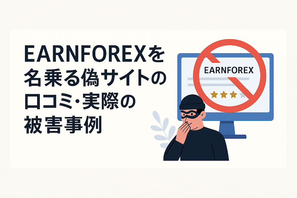 EARNFOREXを名乗る偽サイトの口コミ・実際の被害事例