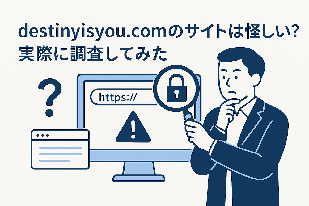 destinyisyou.comのサイトは怪しい？実際に調査してみた