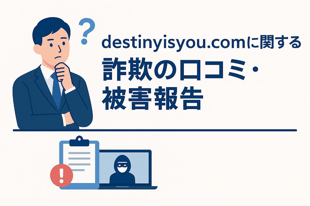 destinyisyou.comに関する詐欺の口コミ・被害報告