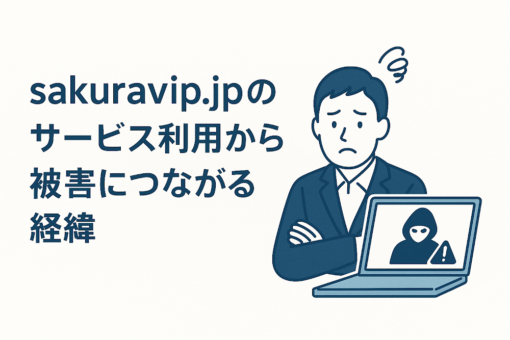 sakuravip.jpのサービス利用から被害につながる経緯