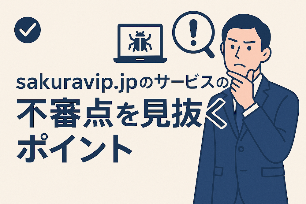 sakuravip.jpのサービスの不審点を見抜くポイント