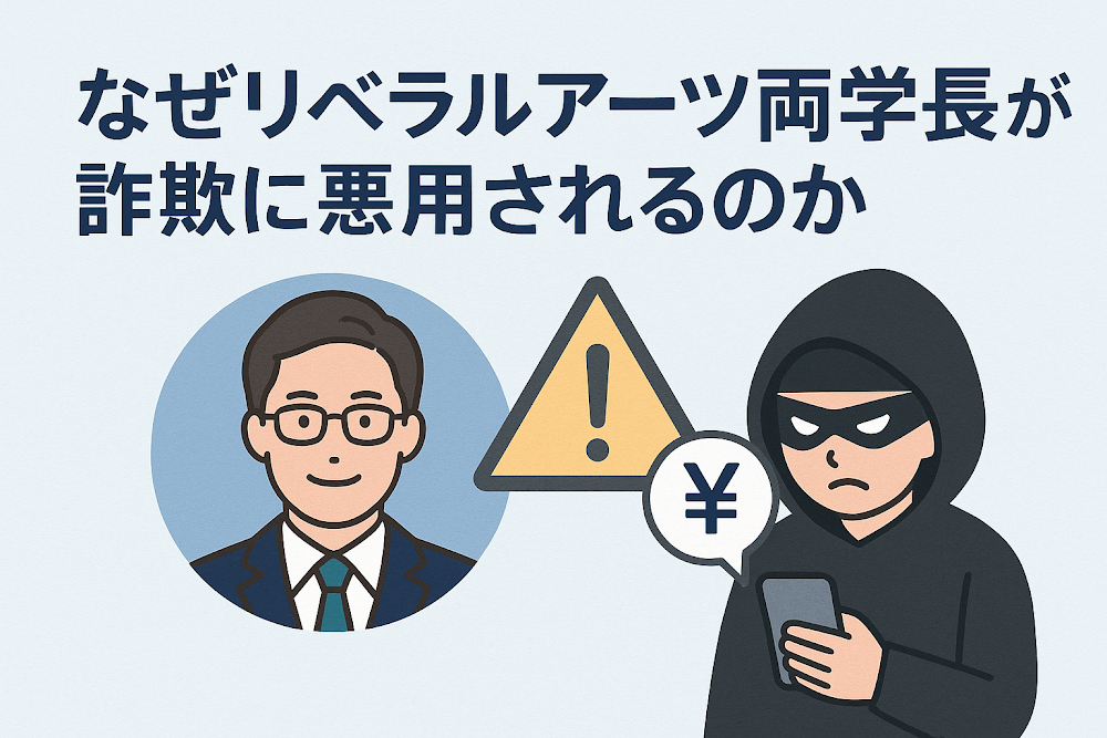 なぜリベラルアーツ両学長が詐欺に悪用されるのか