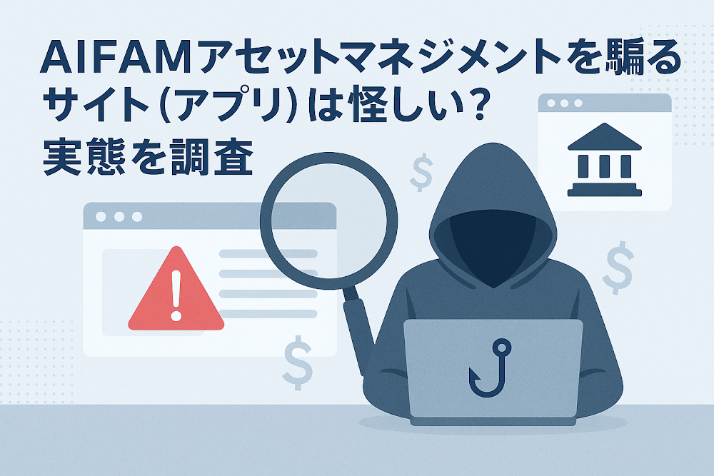 AIFAMアセットマネジメントを騙るサイト（アプリ）は怪しい？実態を調査
