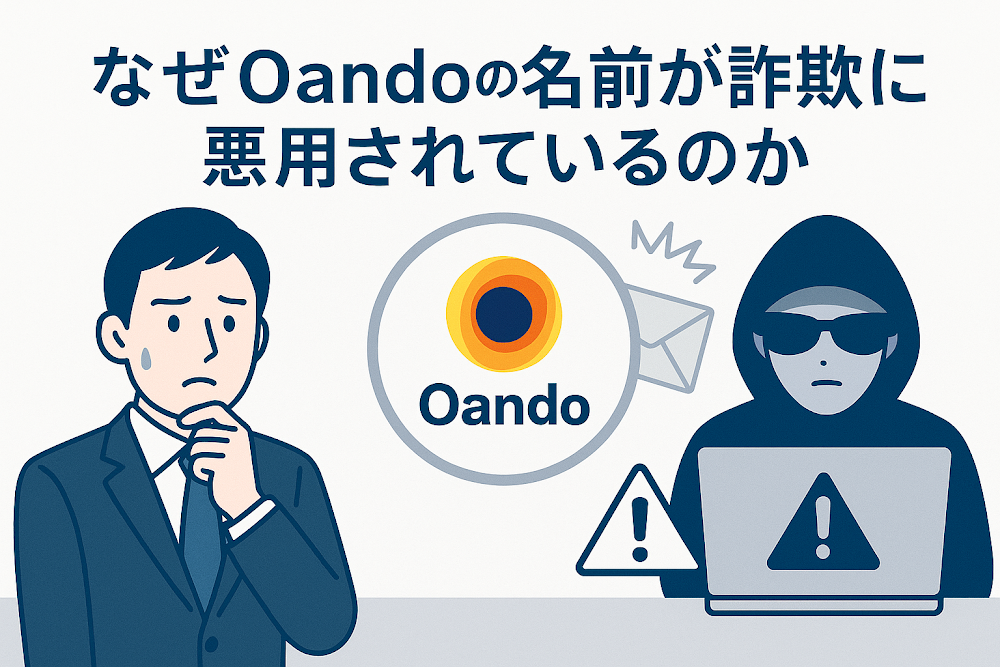 なぜOandoの名前が詐欺に悪用されているのか