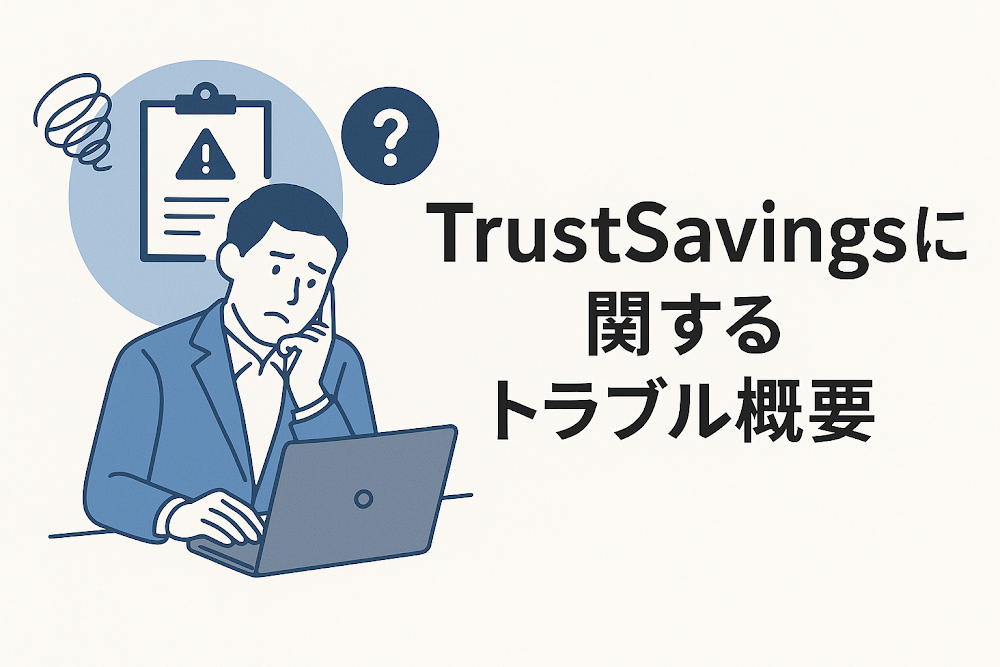 TrustSavingsに関するトラブル概要