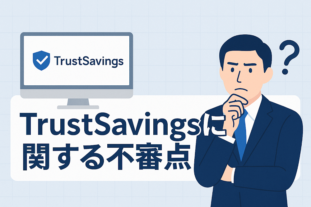 TrustSavingsに関する不審点