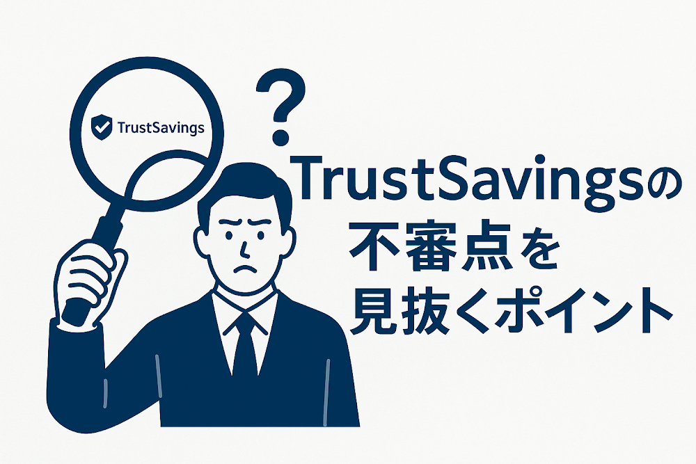 TrustSavingsの不審点を見抜くポイント