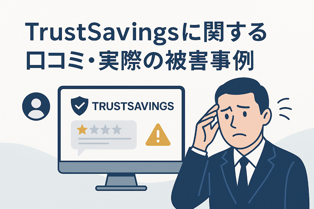 TrustSavingsに関する口コミ・実際の被害事例