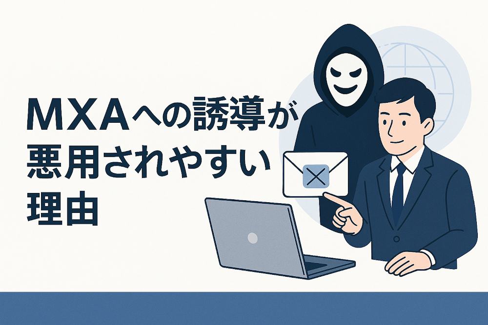 MXAへの誘導が悪用されやすい理由