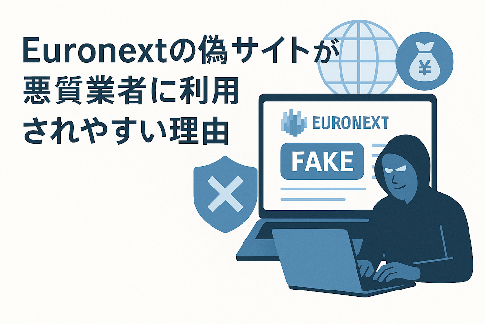 Euronextの偽サイトが悪質業者に利用されやすい理由