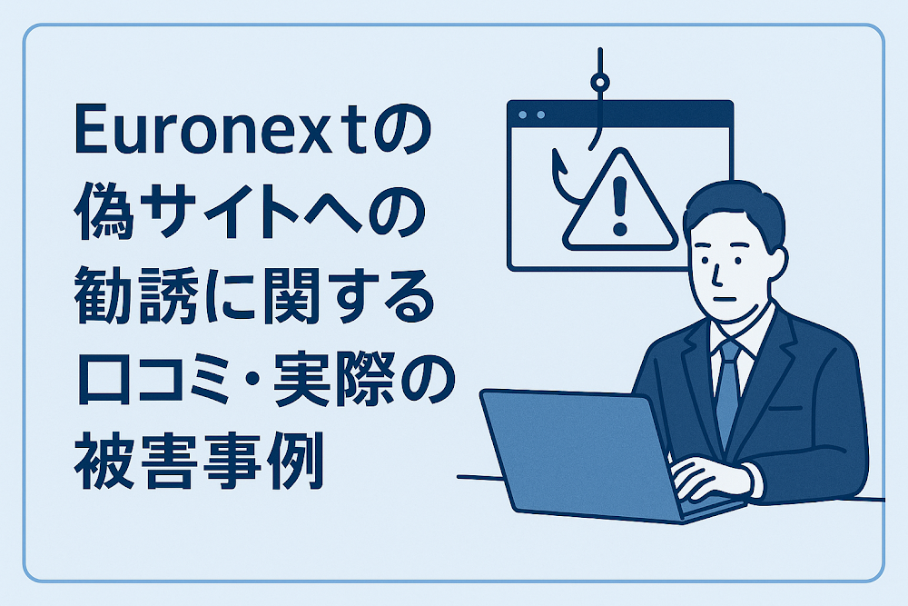 Euronextの偽サイトへの勧誘に関する口コミ・実際の被害事例