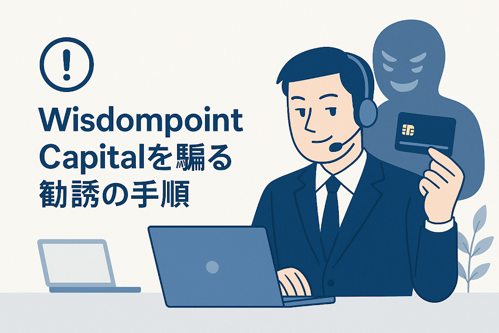 Wisdompoint Capitalを騙る勧誘の手順