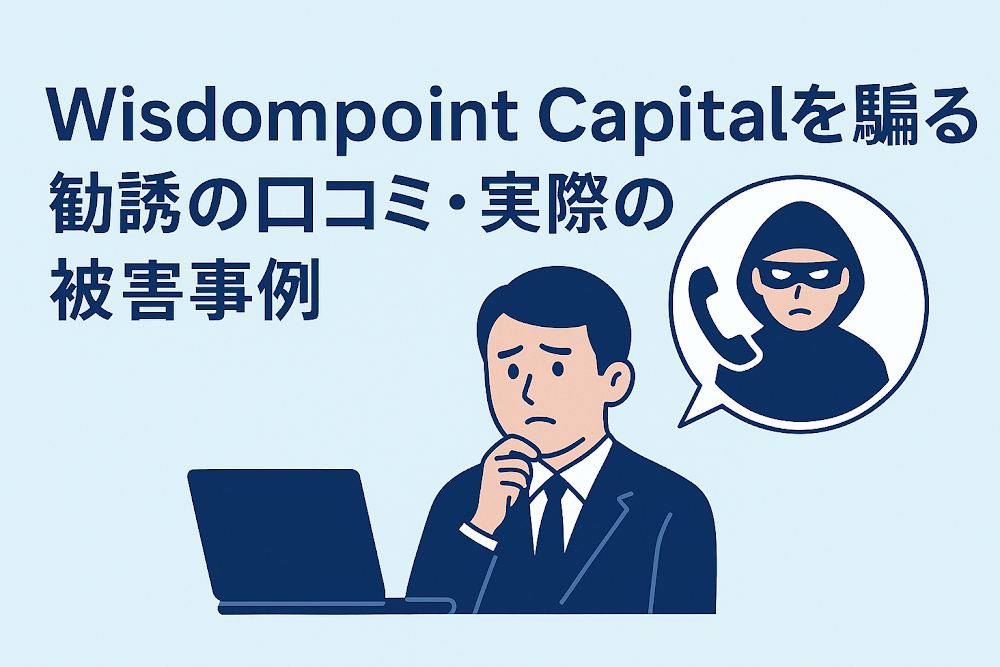 Wisdompoint Capitalを騙る勧誘の口コミ・実際の被害事例